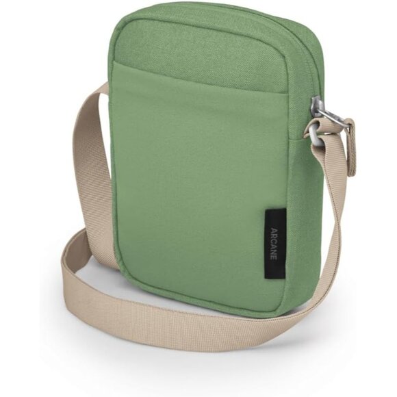 Small Crossbody Bag Recycled Fabric Unisex Multiple Pockets Daily Use - Picture 8 of 13